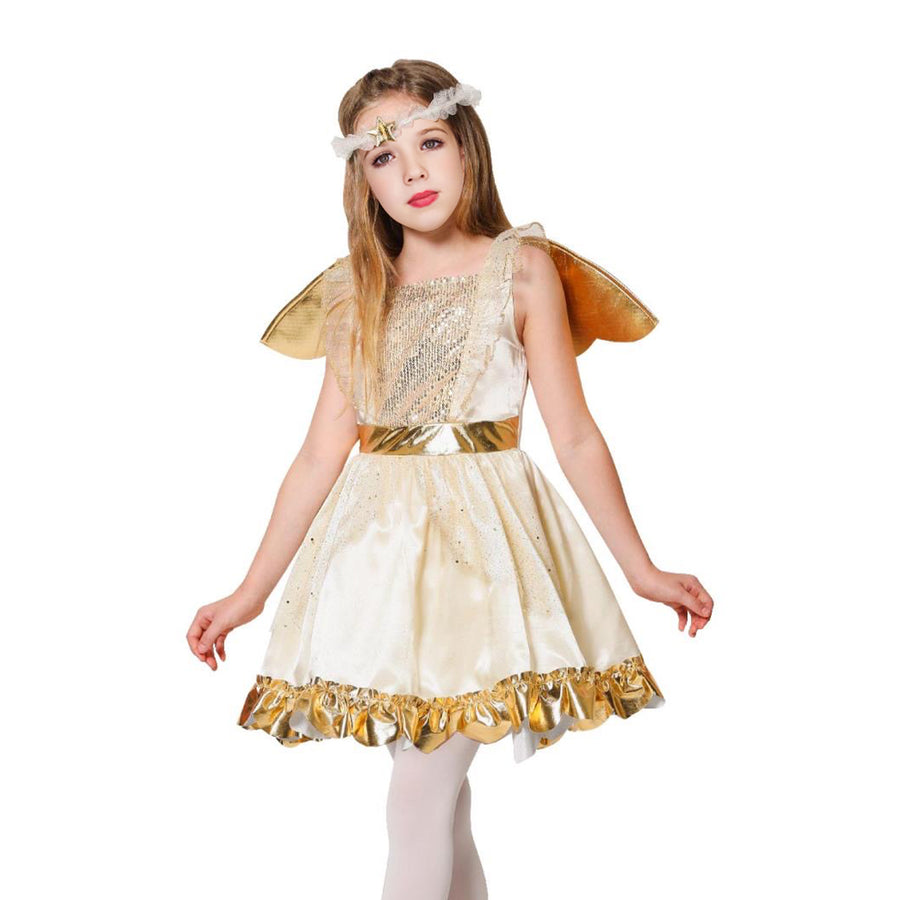 Children's Deluxe Gold Angel Costume