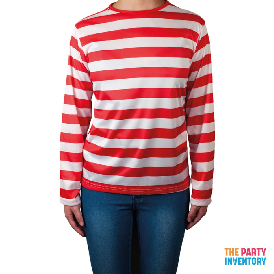 Children Red & White Stripe Top