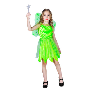 Children Green Fairy Costume