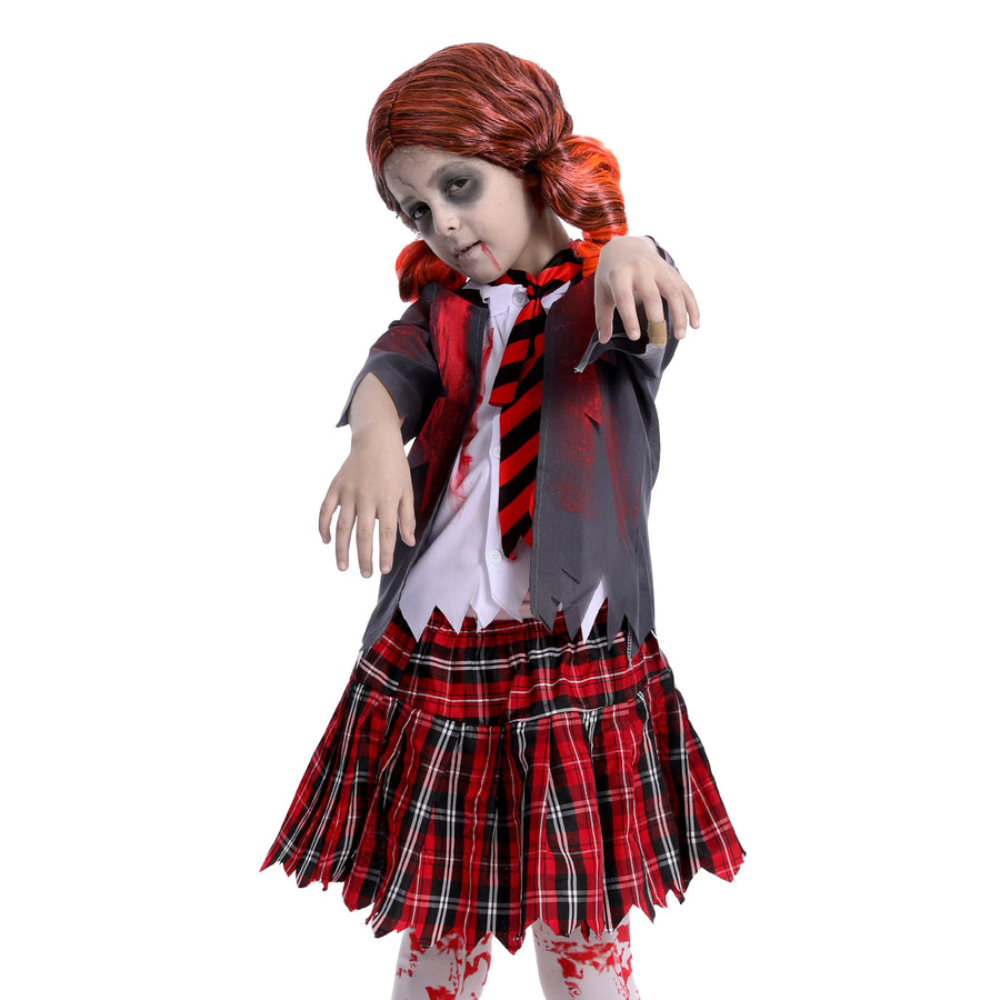 Children Zombie School Girl Costume