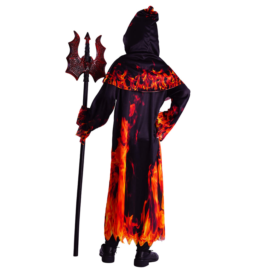 Children Fire Skeleton Costume