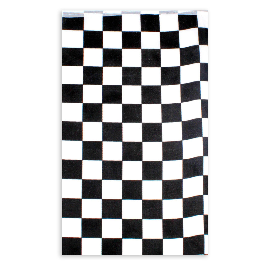 Black and White Checkered Rectangle Bunting Flags