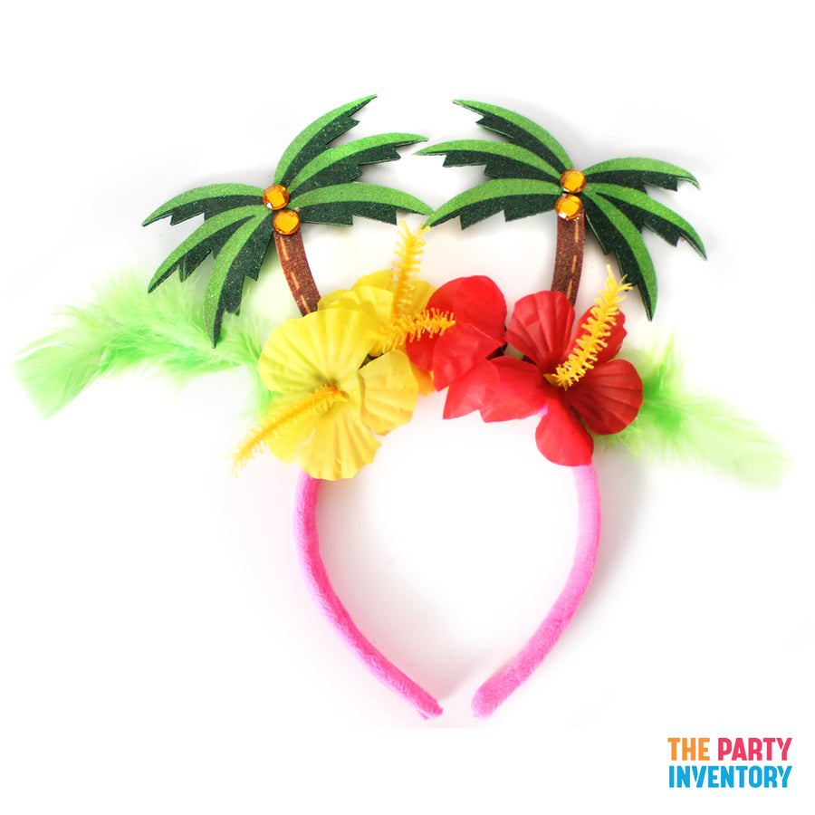 Hawaiian Palm Tree and Flower Hairband