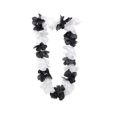 Hawaiian Lei (White & Black)