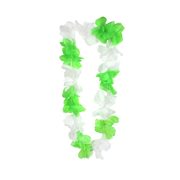 Hawaiian Lei (White & Green)