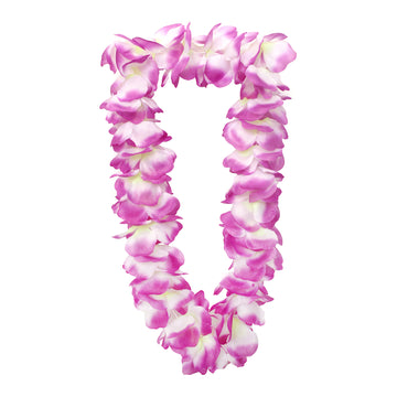 Deluxe Large Flower Lei (Light Purple)