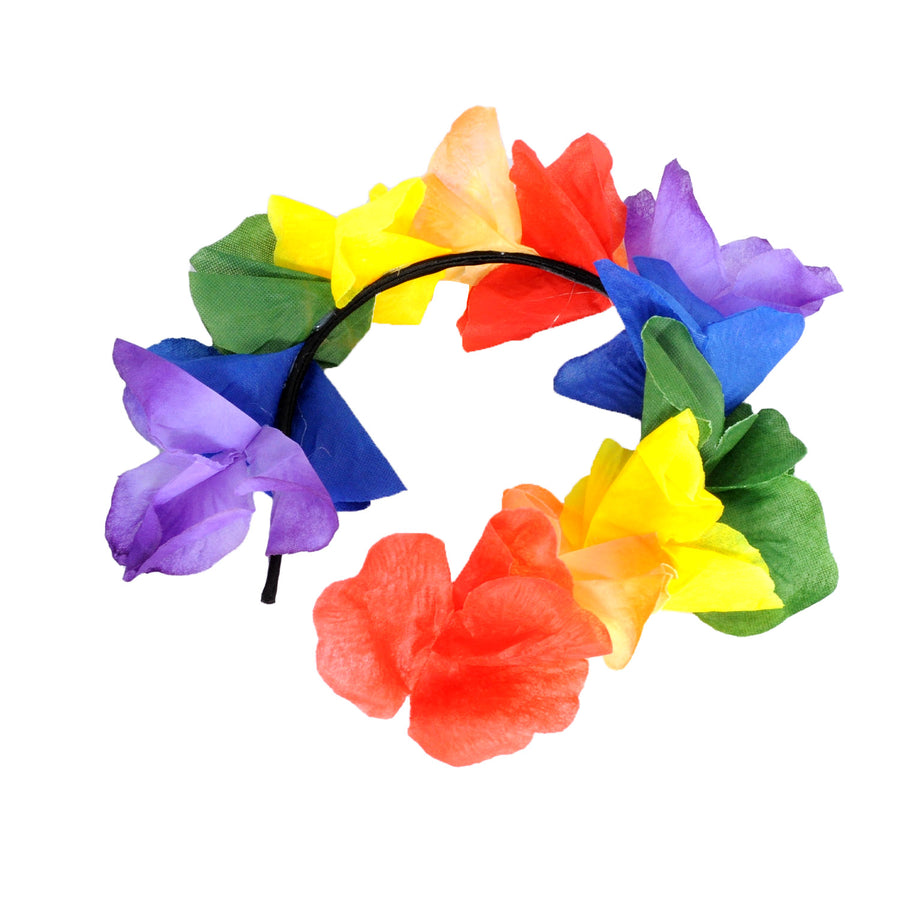 Rainbow Flower Headband