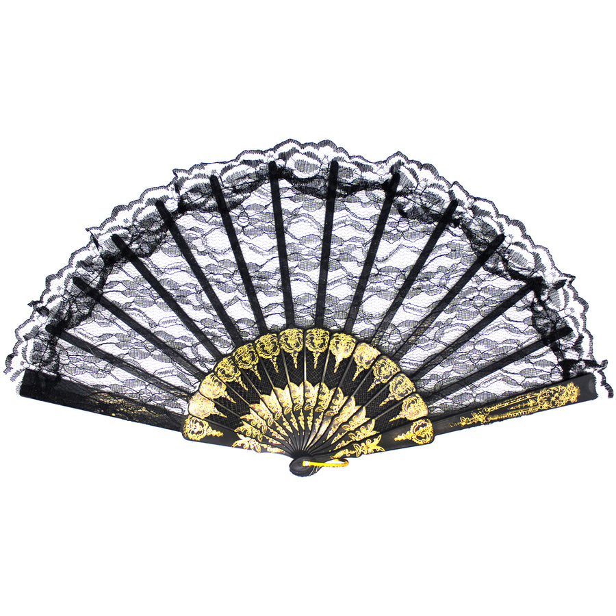 Lace Fan (Black)