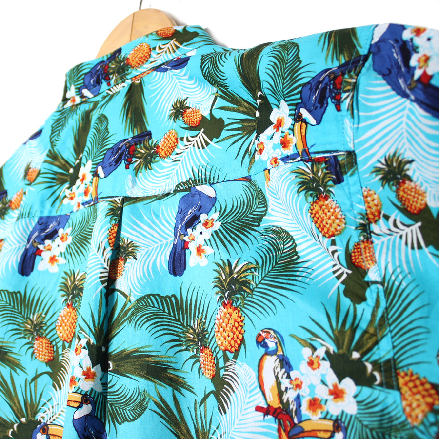 Adult Hawaiian Shirt (Tropical Birds)