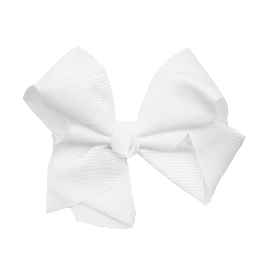 Bow Hair Clip (White)