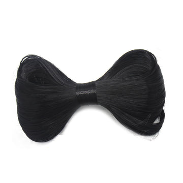 Black Popstar Bow Hair Clip