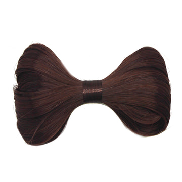 Light Brown Popstar Bow Hair Clip