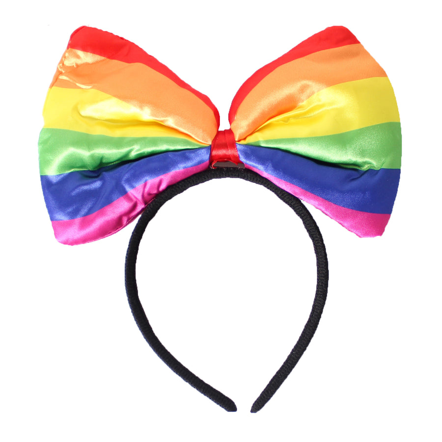 Rainbow Bow Headband