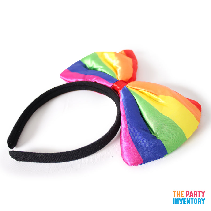 Rainbow Bow Headband