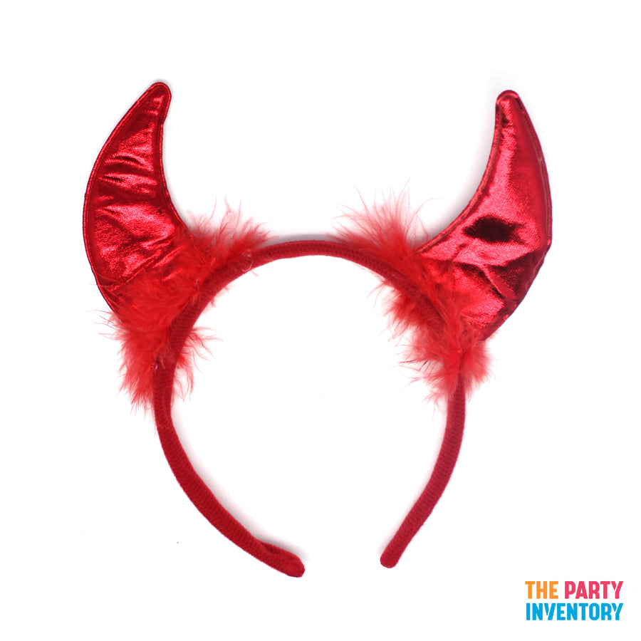 Devil Metallic Horns Headband