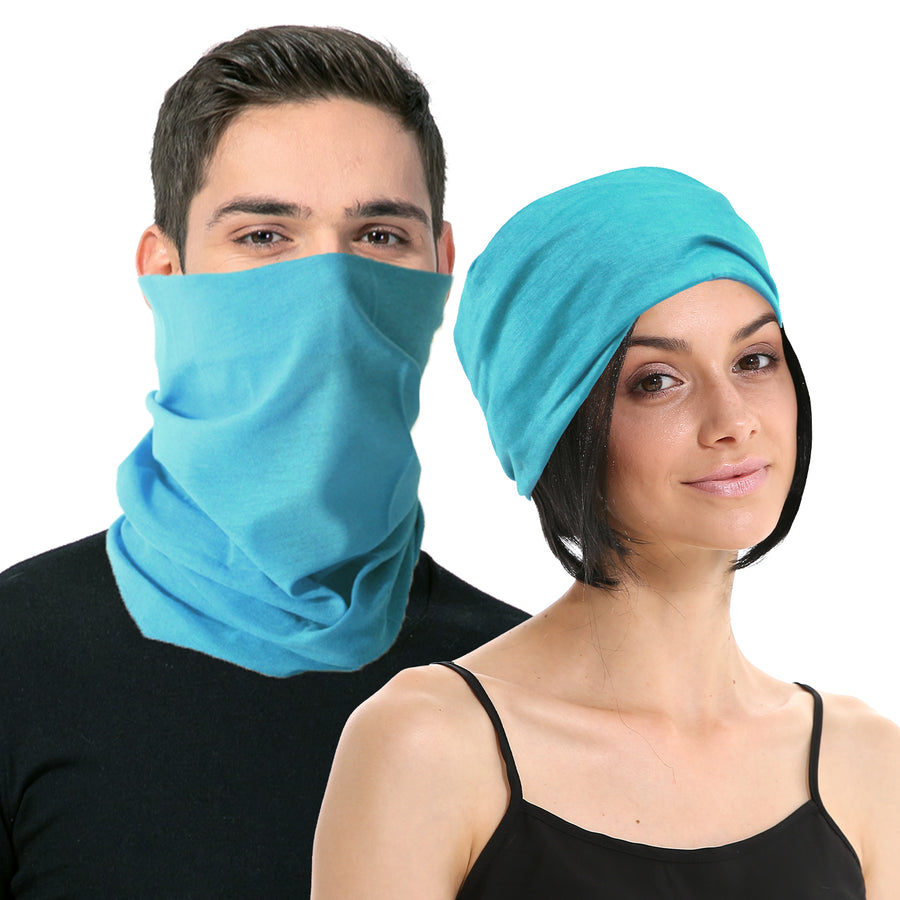 Light Blue Tube Bandana