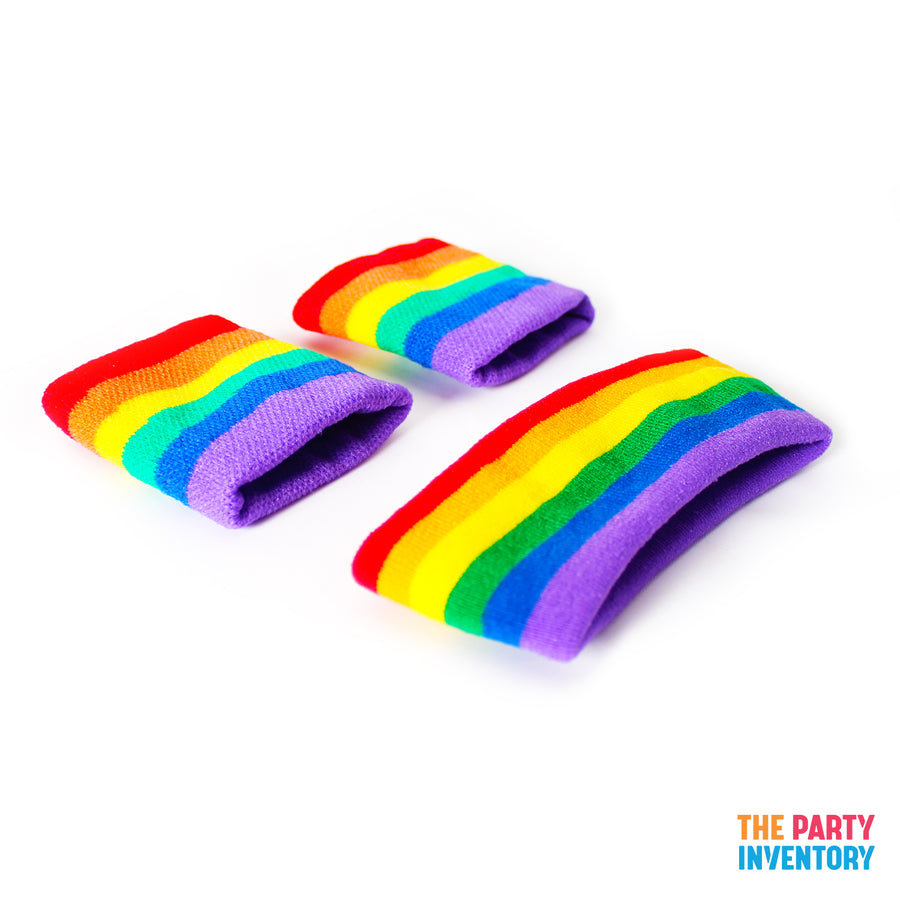 Rainbow Headband & Wristband Set