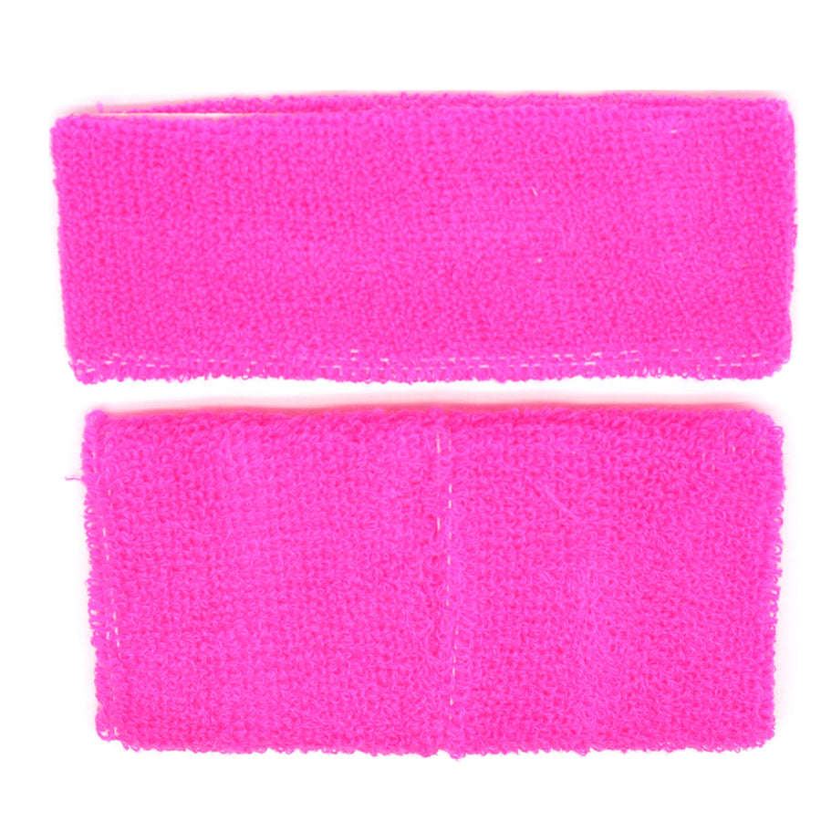 1980s Basics Costume Accessory Kit (Hot Pink)