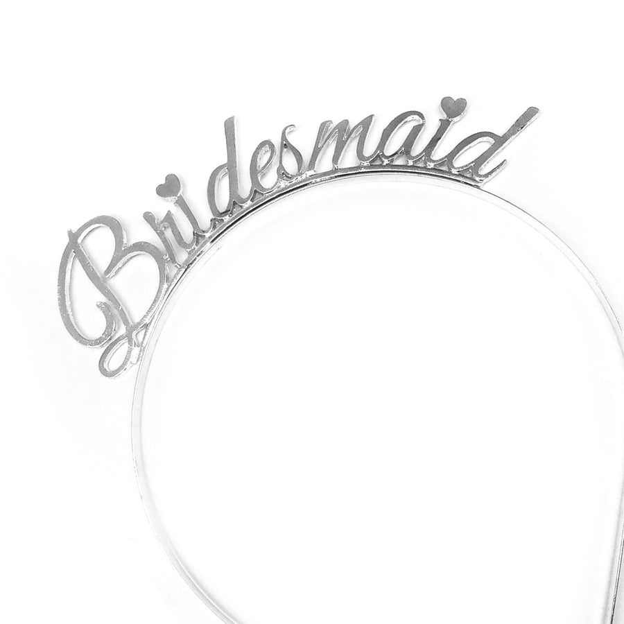 Silver Deluxe Bridesmaid Headband