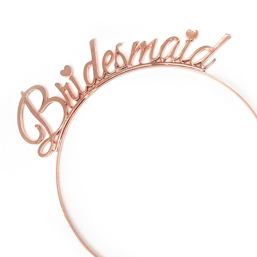 Rose Gold Deluxe Bridesmaid Headband