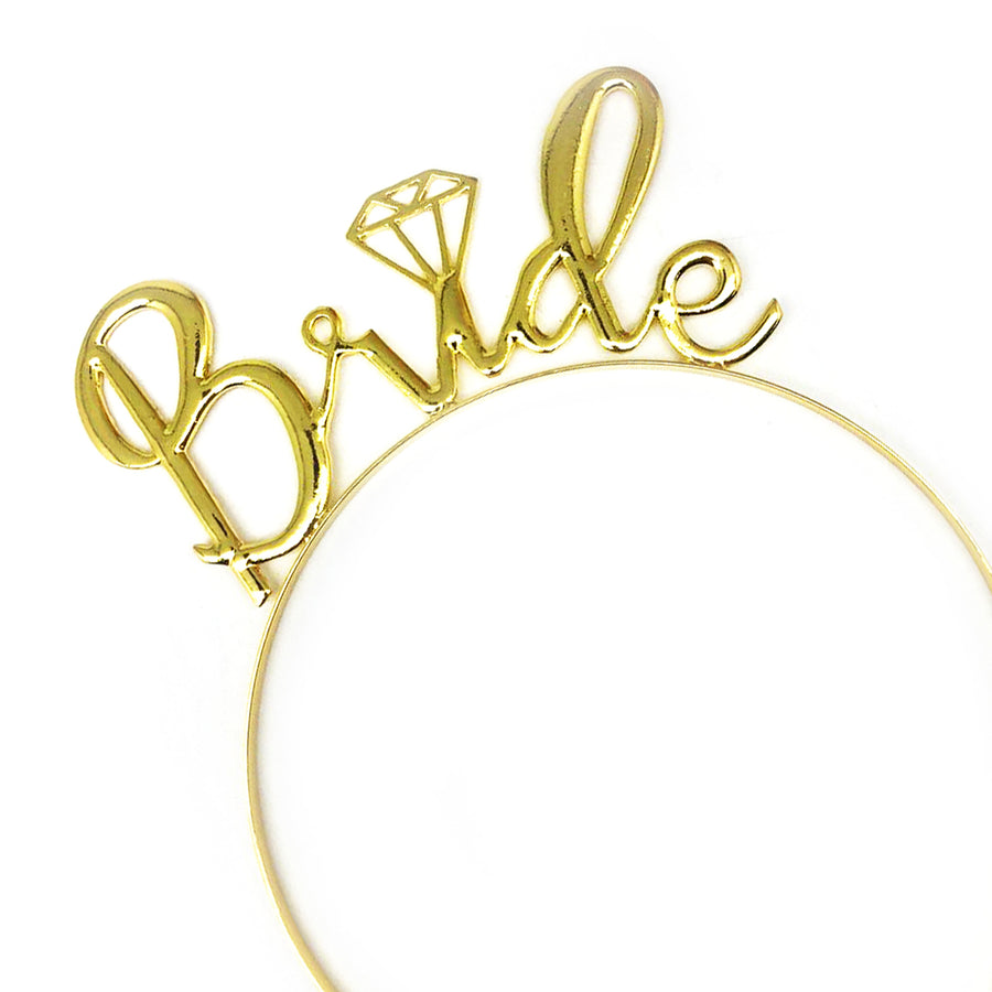 Gold Deluxe Bride To Be Headband