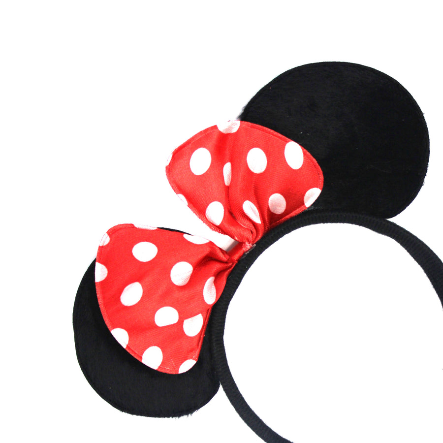 Girls Mouse Headband with Bow