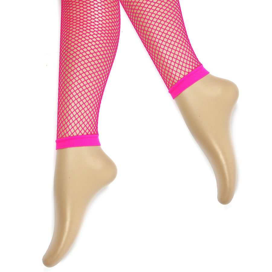 Pink Fishnet Leggings