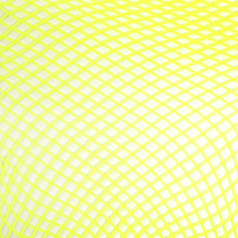 Yellow Fishnet Leggings