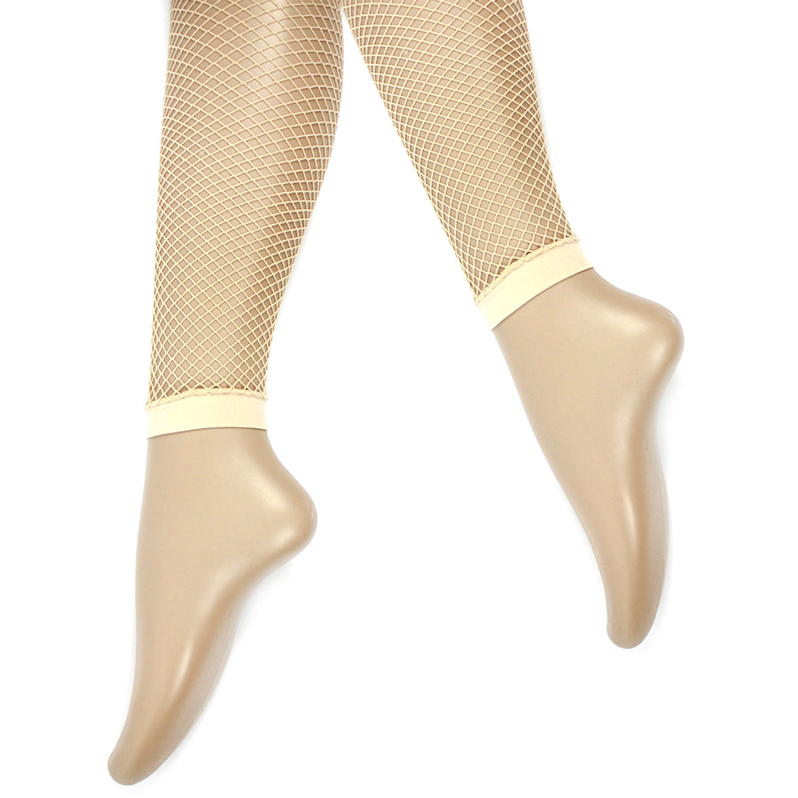 Nude Fishnet Leggings