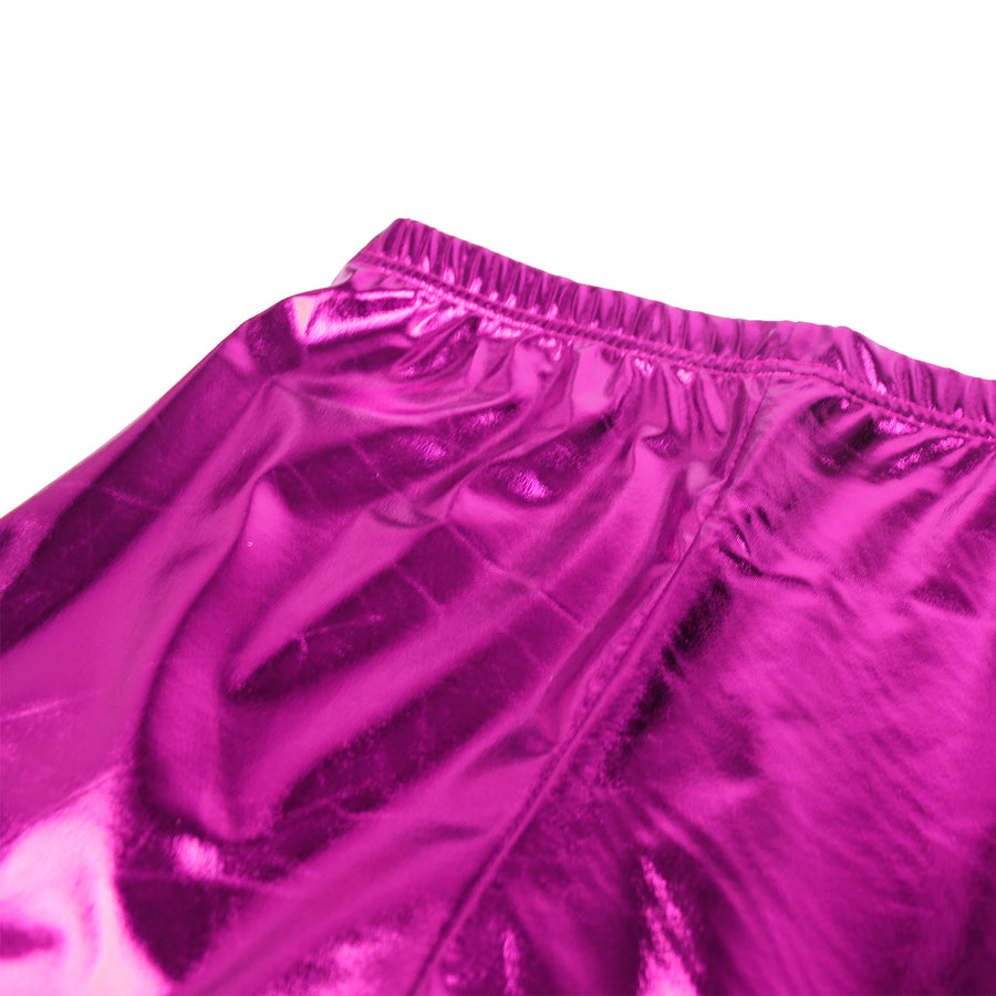 Hot Pink Metallic Shorts