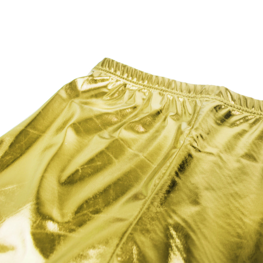 Gold Metallic Shorts