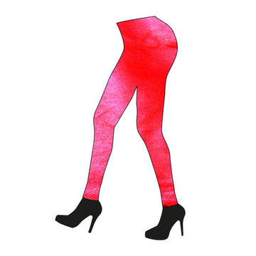 Metallic Leggings (Red)