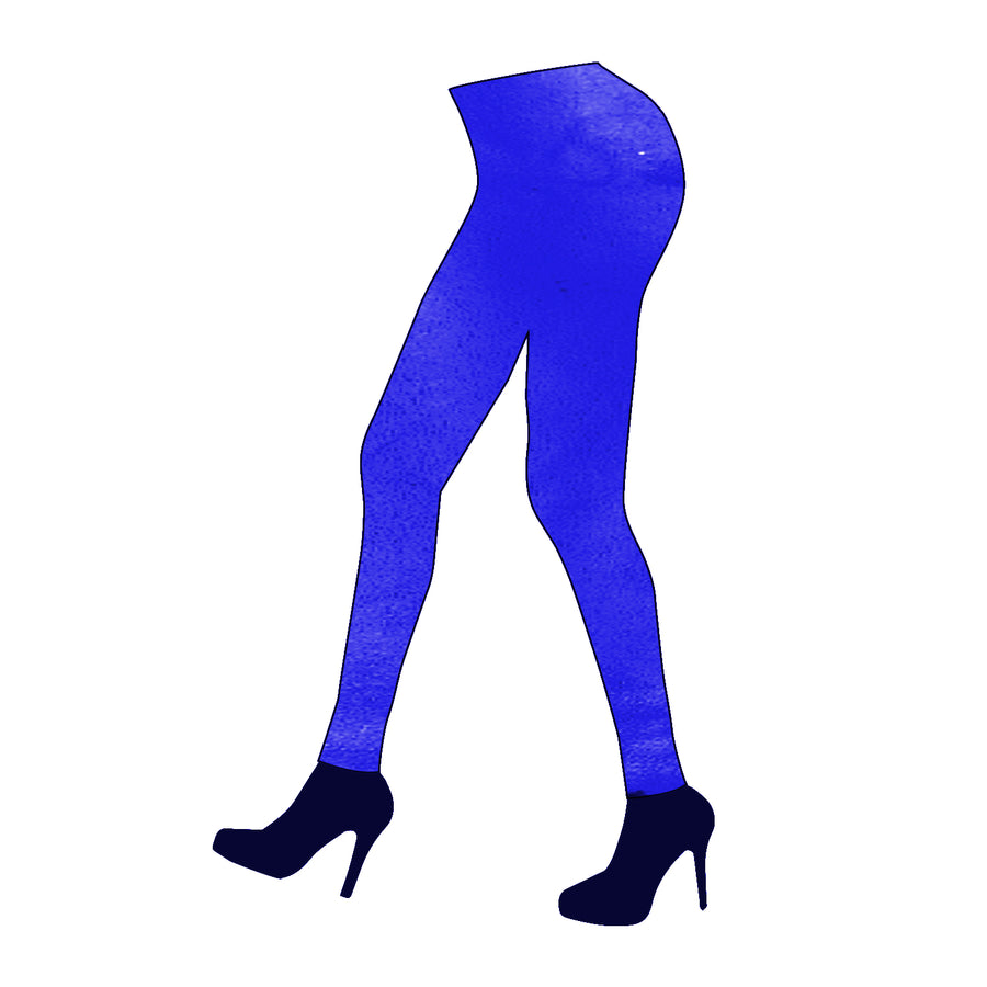 Metallic Leggings (Blue)