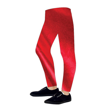 Children's Metallic Leggings (Red)