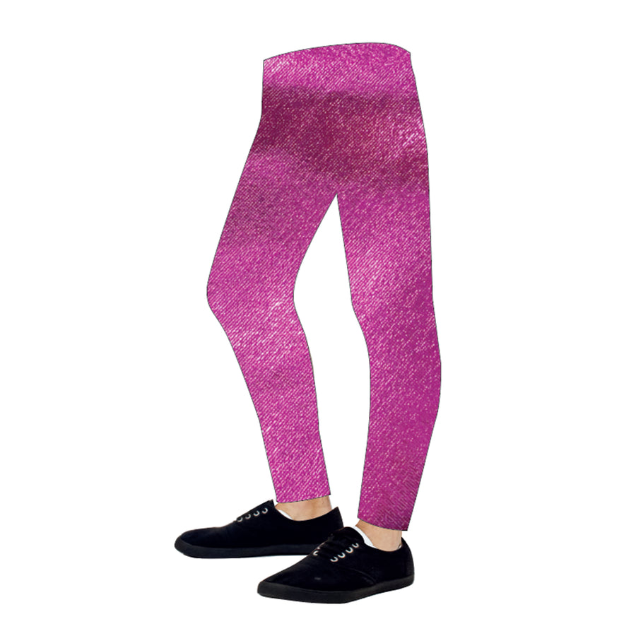 Metallic Leggings (Pink)