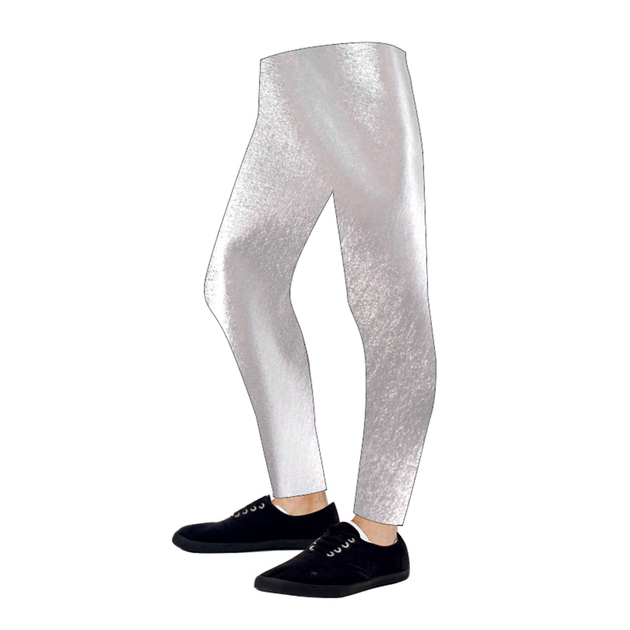 Metallic Leggings (Silver)