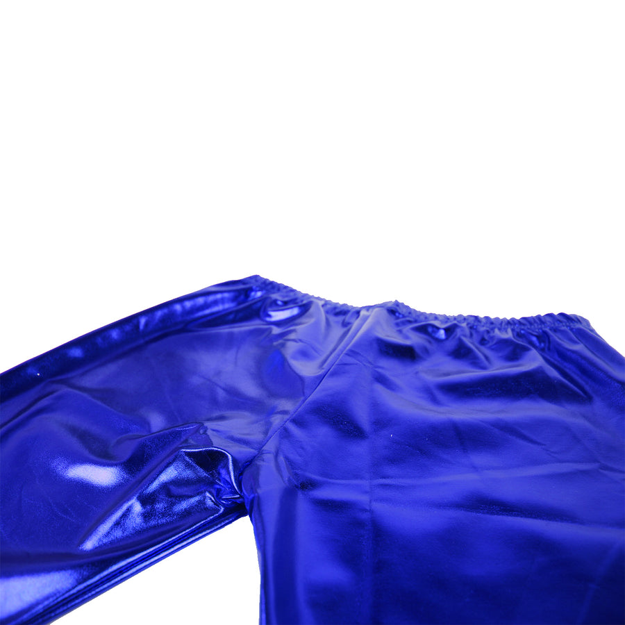 Children's Metallic Leggings (Blue)