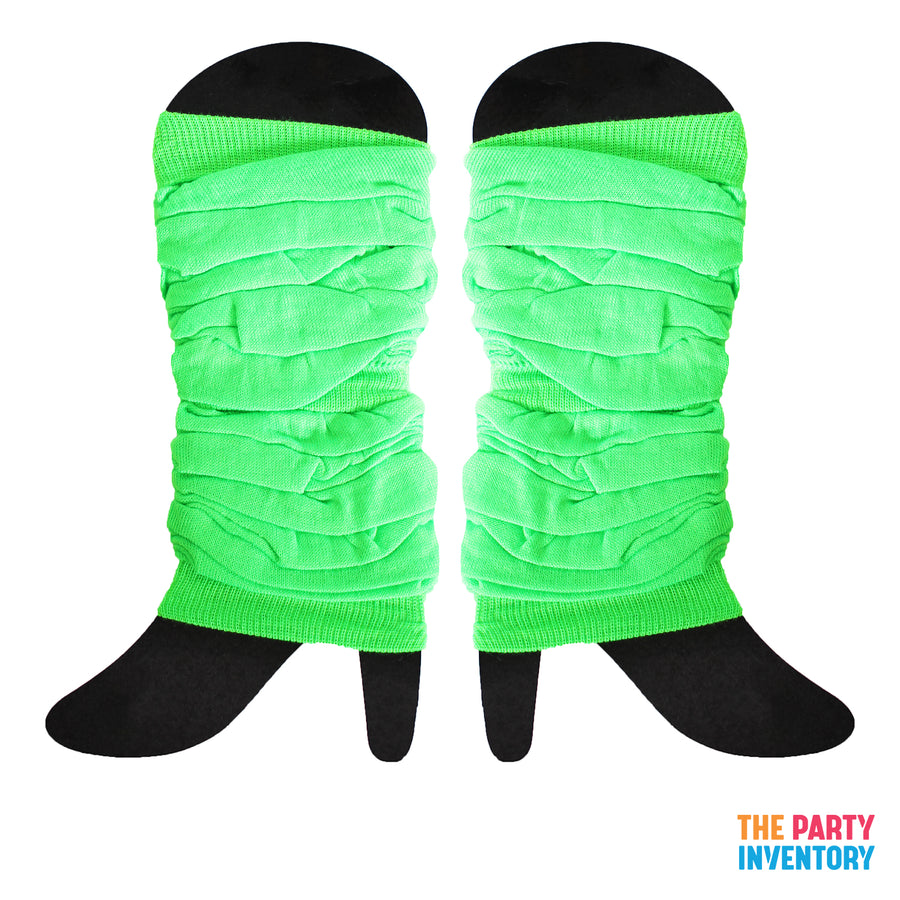 Fluro Green Leg Warmers