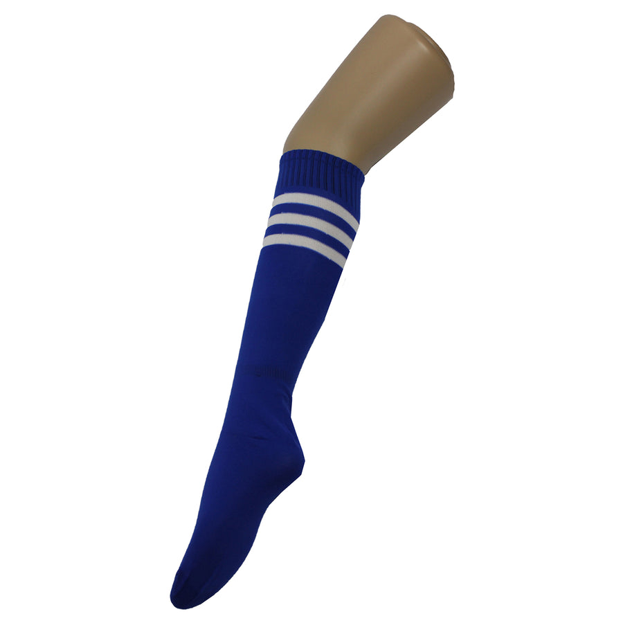 Blue Sports Socks (3 Stripe)