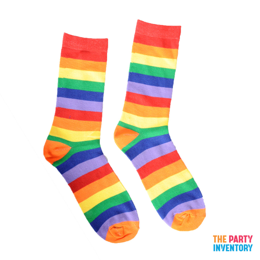 Long Stripe Socks (Rainbow Stripe)