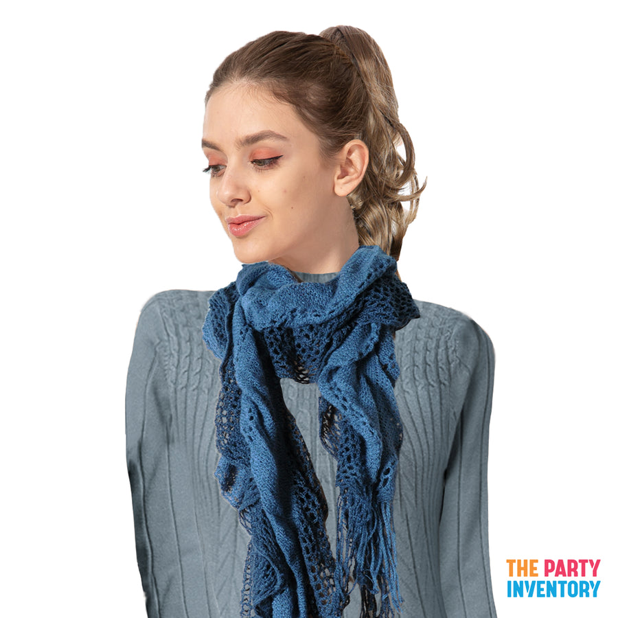 Winter Net Curl Scarf