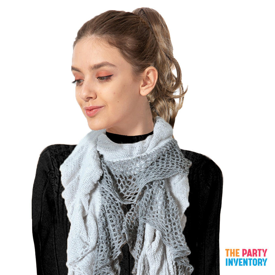 Winter Net Curl Scarf