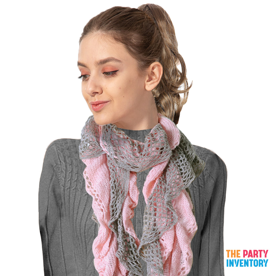 Winter Net Curl Scarf