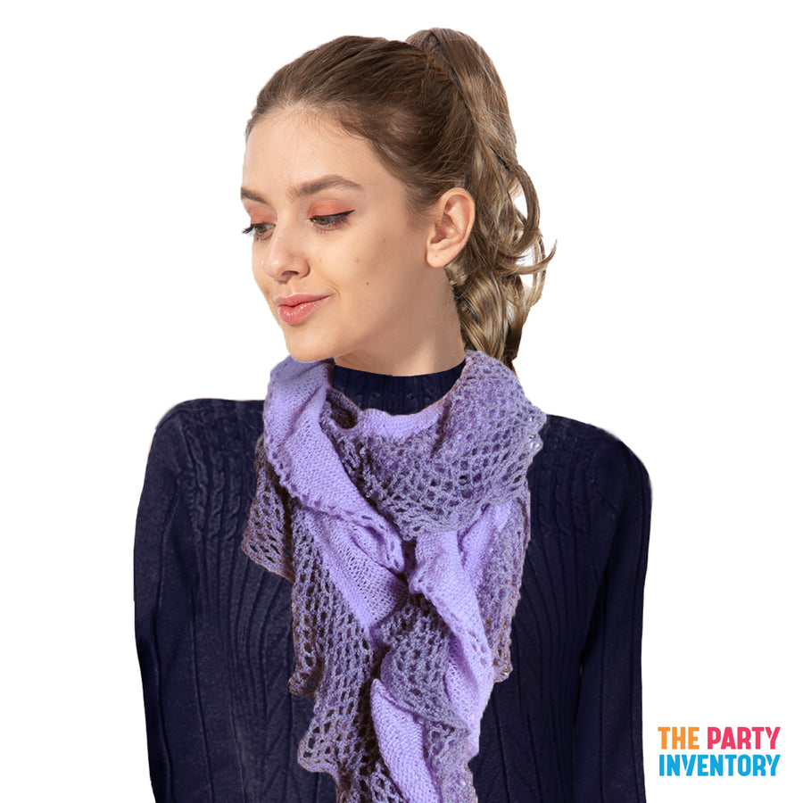 Winter Net Curl Scarf