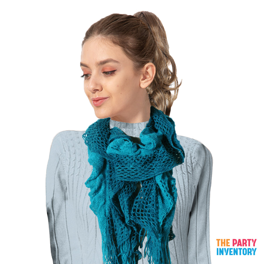 Winter Net Curl Scarf