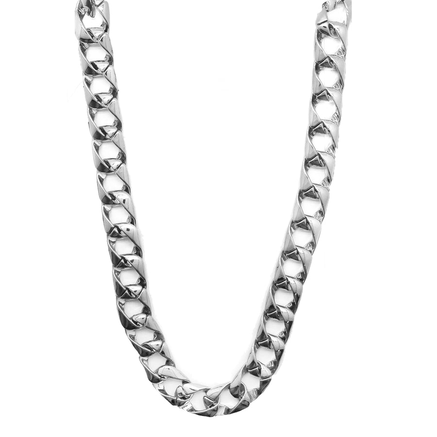 Silver Chain Rapper Necklace