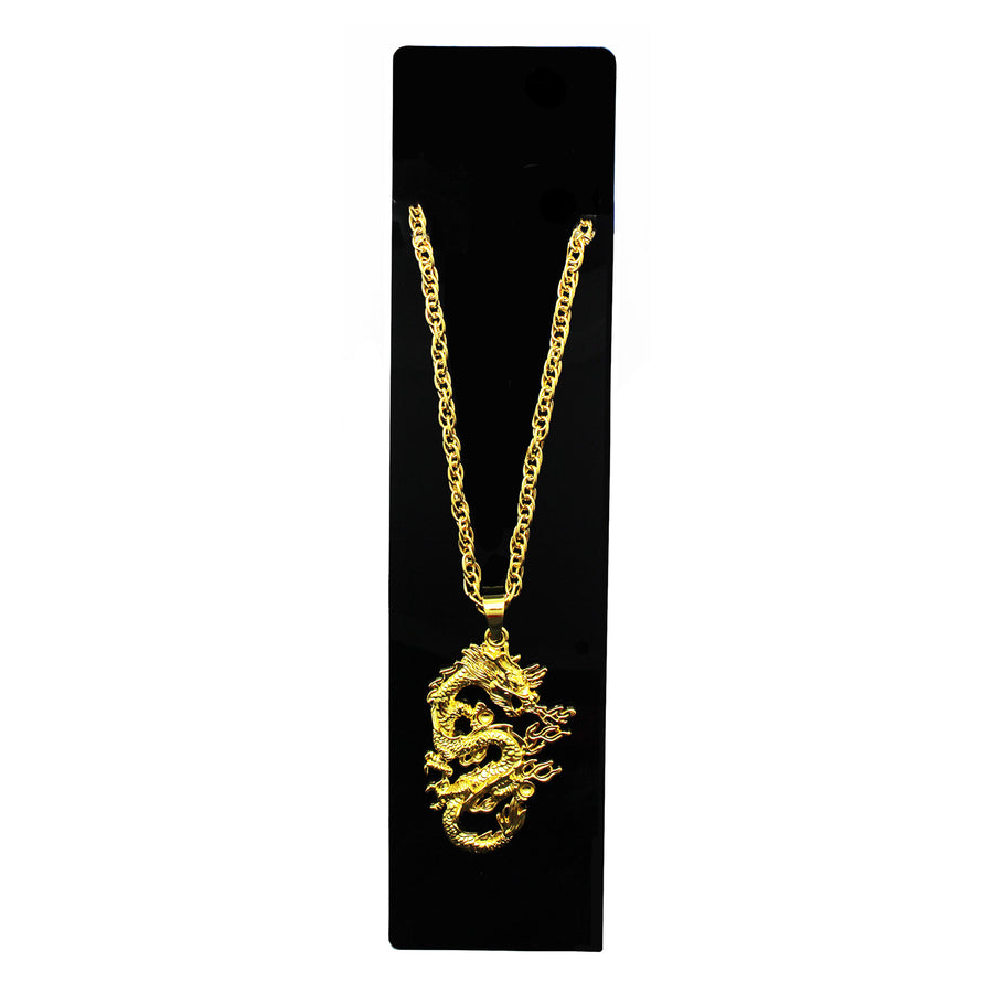 Big Gold Dragon Necklace