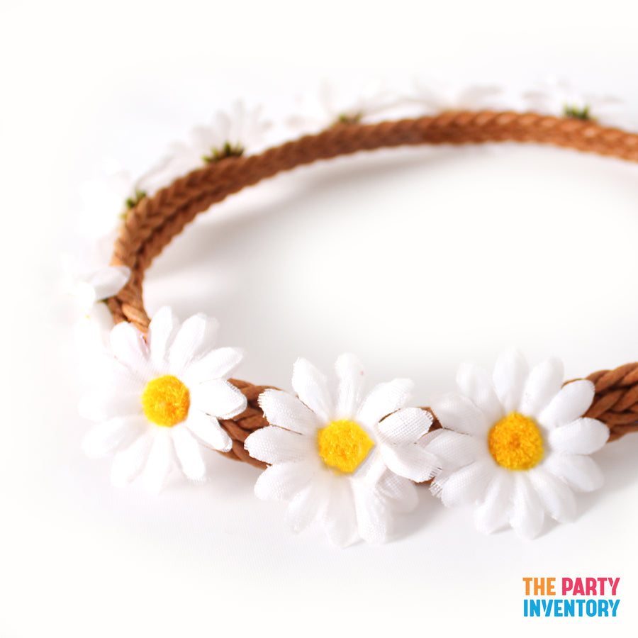 Hippie Daisy Flower Headband