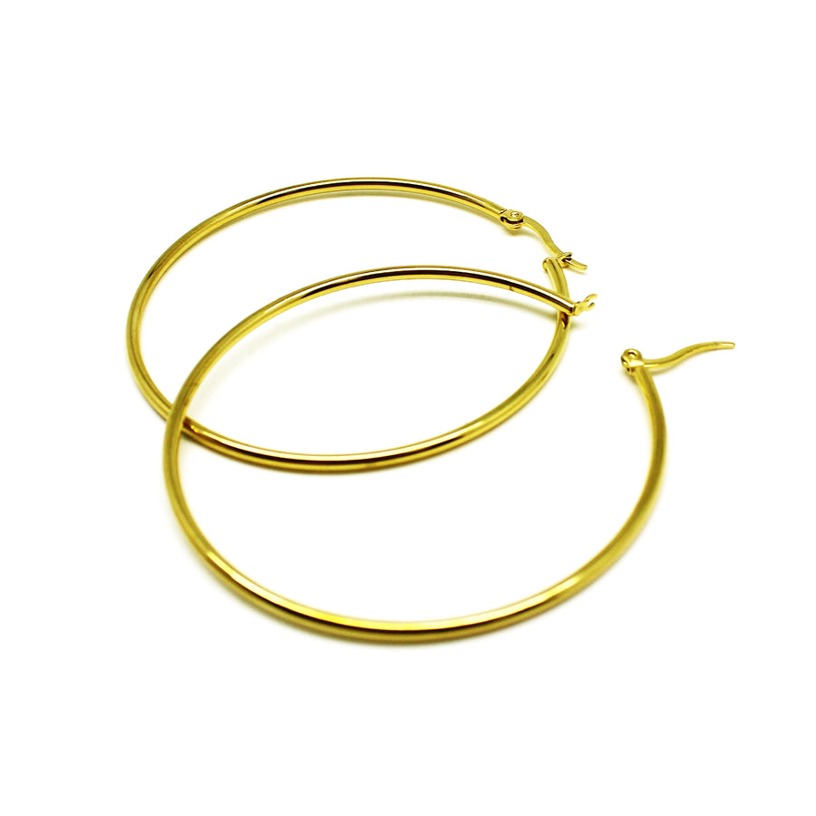 Gold Hoop Earrings