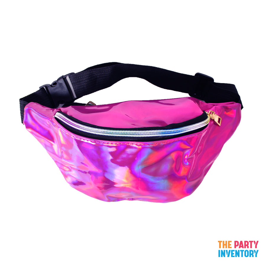 Hot Pink Iridescent Bum Bag